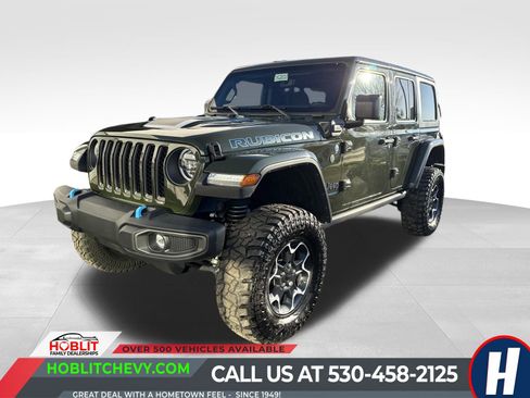 Used 2023 Jeep Wrangler Unlimited Rubicon 4xe w/ Cold Weather Group image 1