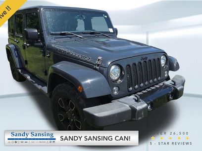 Used 2017 Jeep Wrangler Unlimited Sahara