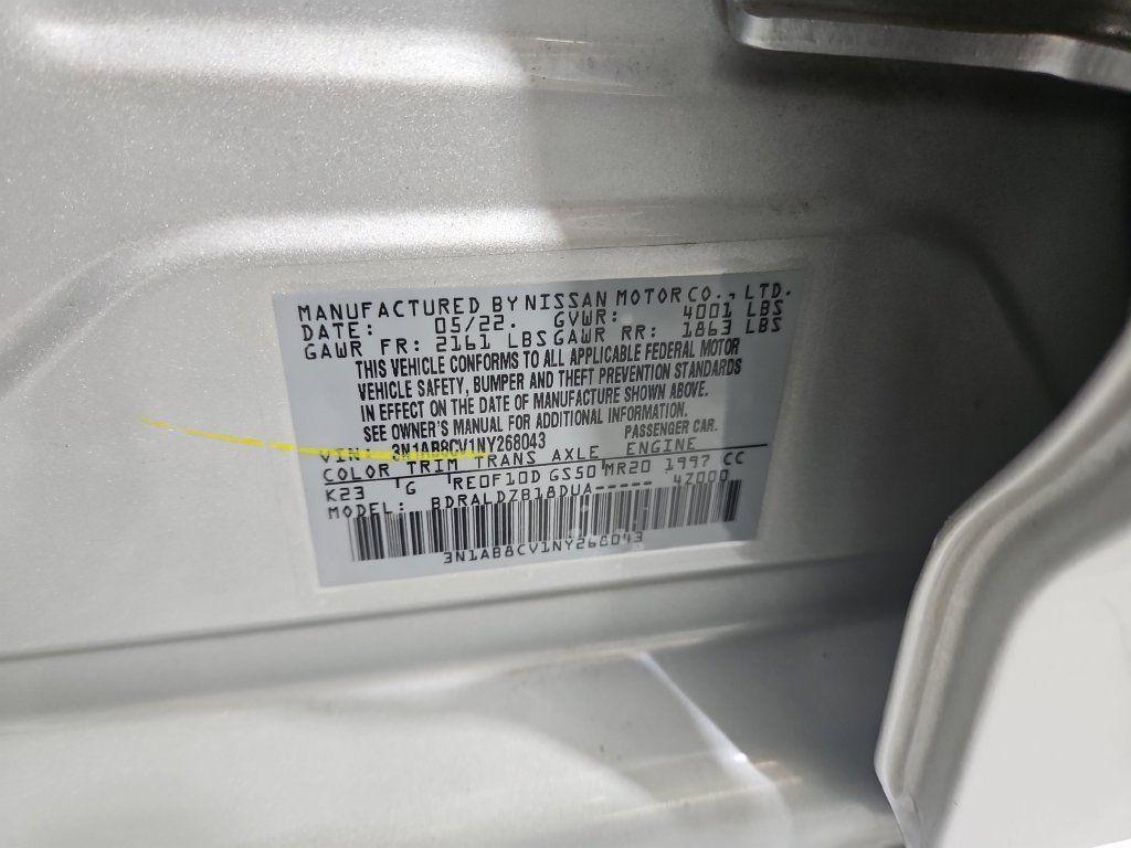 Used 2022 Nissan Sentra SV FWD image 29
