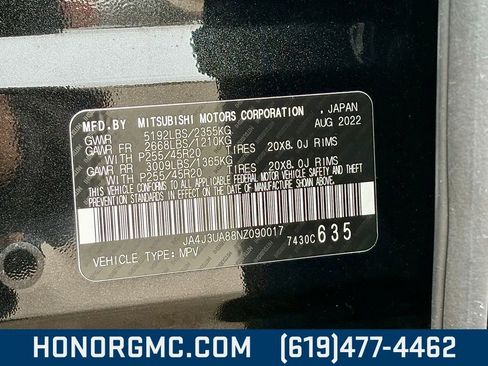 Used 2022 Mitsubishi Outlander SE image 36