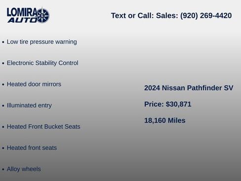 Used 2024 Nissan Pathfinder SV AWD/4WD image 7