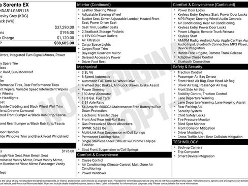 Used 2020 Kia Sorento EX image 16