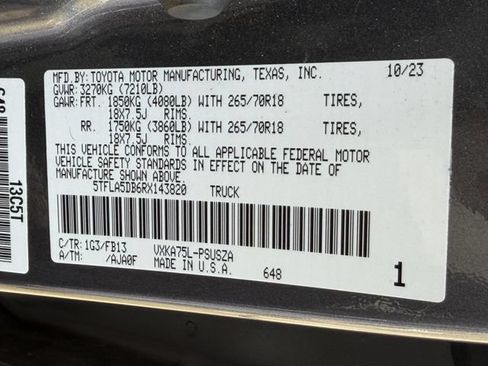 Used 2024 Toyota Tundra SR5 AWD/4WD image 26