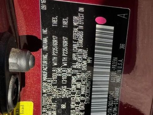 Used 2017 Toyota Sienna LE FWD image 9