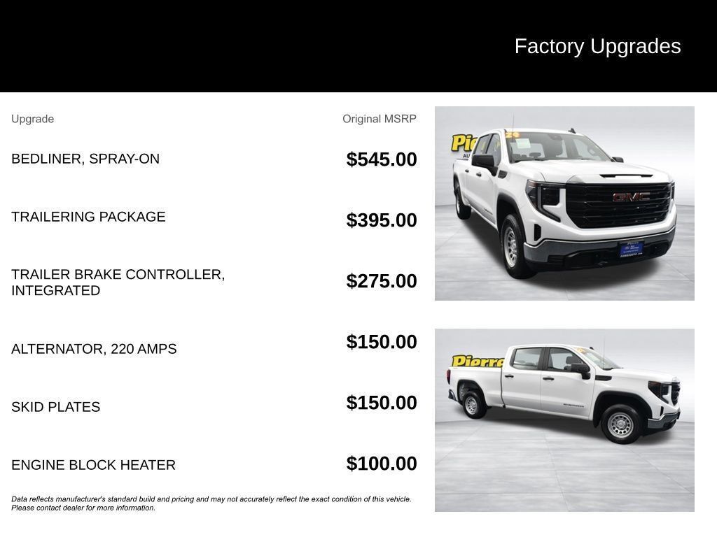 Used 2024 GMC Sierra 1500 Pro w/ Trailering Package AWD/4WD image 14