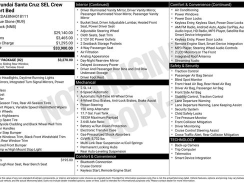 Used 2022 Hyundai Santa Cruz SEL w/ Activity Package AWD/4WD image 7