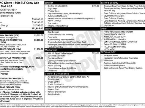 Used 2026 GMC Sierra 1500 SLT w/ SLT Premium Package AWD/4WD image 20