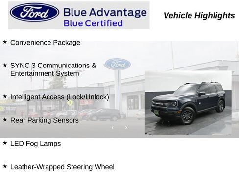 Used 2023 Ford Bronco Sport Big Bend w/ Convenience Package AWD/4WD image 19