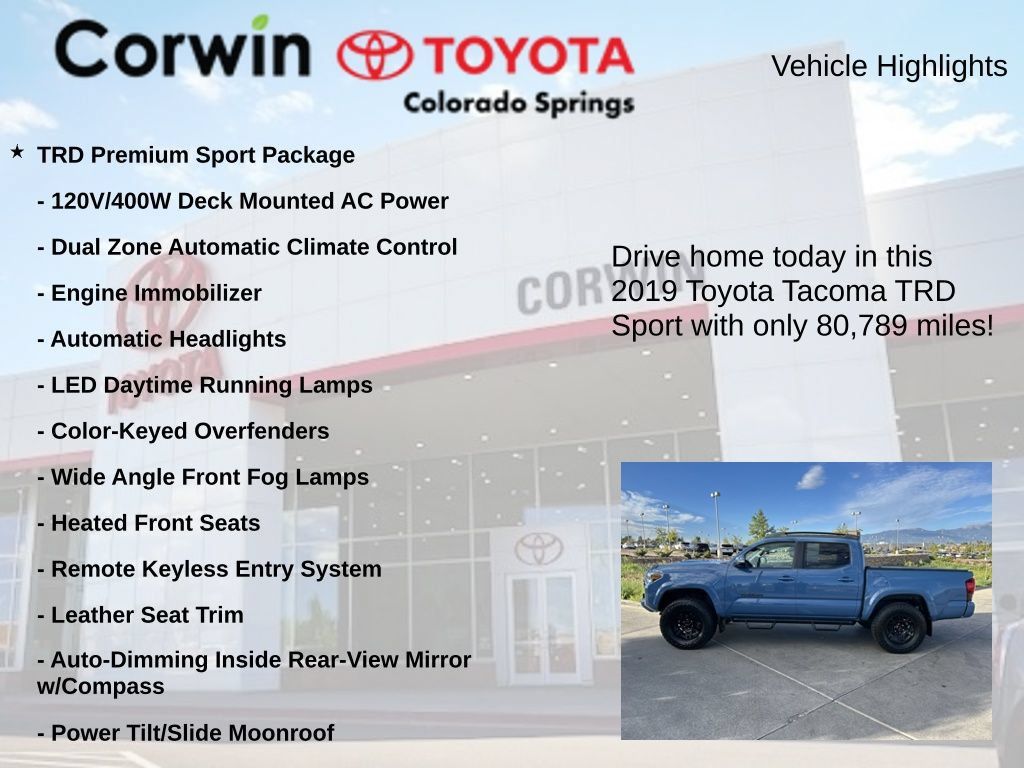 Used 2019 Toyota Tacoma TRD Sport AWD/4WD image 7