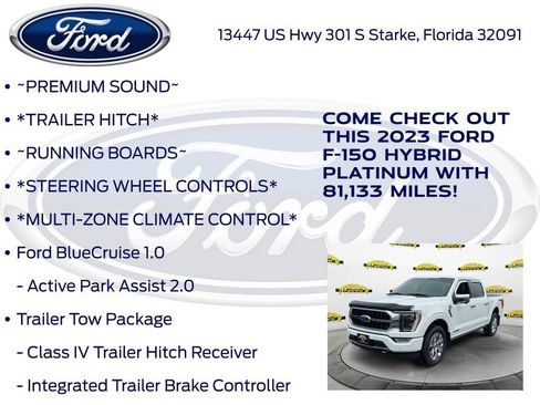Used 2023 Ford F150 Platinum w/ Equipment Group 701A High AWD/4WD image 17