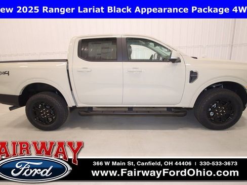 New 2025 Ford Ranger Lariat w/ Black Appearance Package image 1
