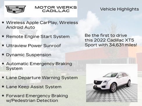Certified 2022 Cadillac XT5 Sportv image 7