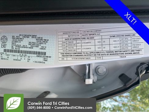 Used 2023 Ford F150 XLT w/ Equipment Group 302A High AWD/4WD image 12