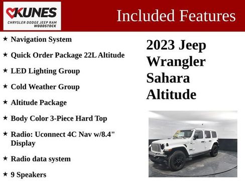 Used 2023 Jeep Wrangler Altitude image 3