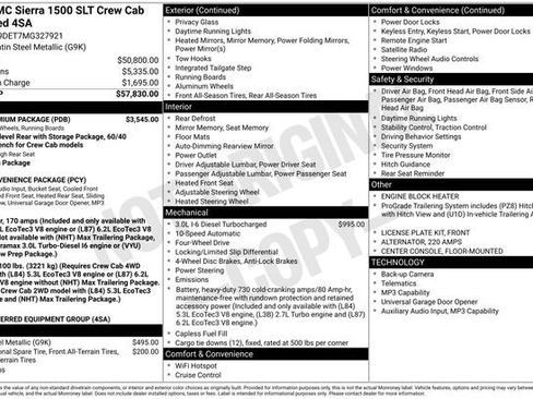 Used 2021 GMC Sierra 1500 SLT w/ SLT Premium Package image 5