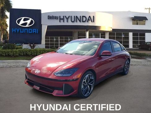 Certified 2023 Hyundai Ioniq 6 SEL w/ Cargo Package RWD image 3