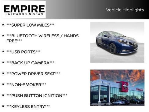 Certified 2025 Nissan Leaf SV Plus FWD image 2