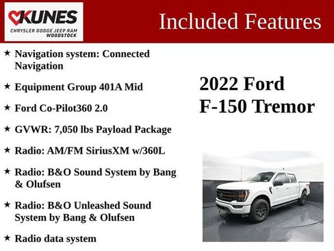 Used 2022 Ford F150 Tremor w/ Equipment Group 401A Mid AWD/4WD image 3
