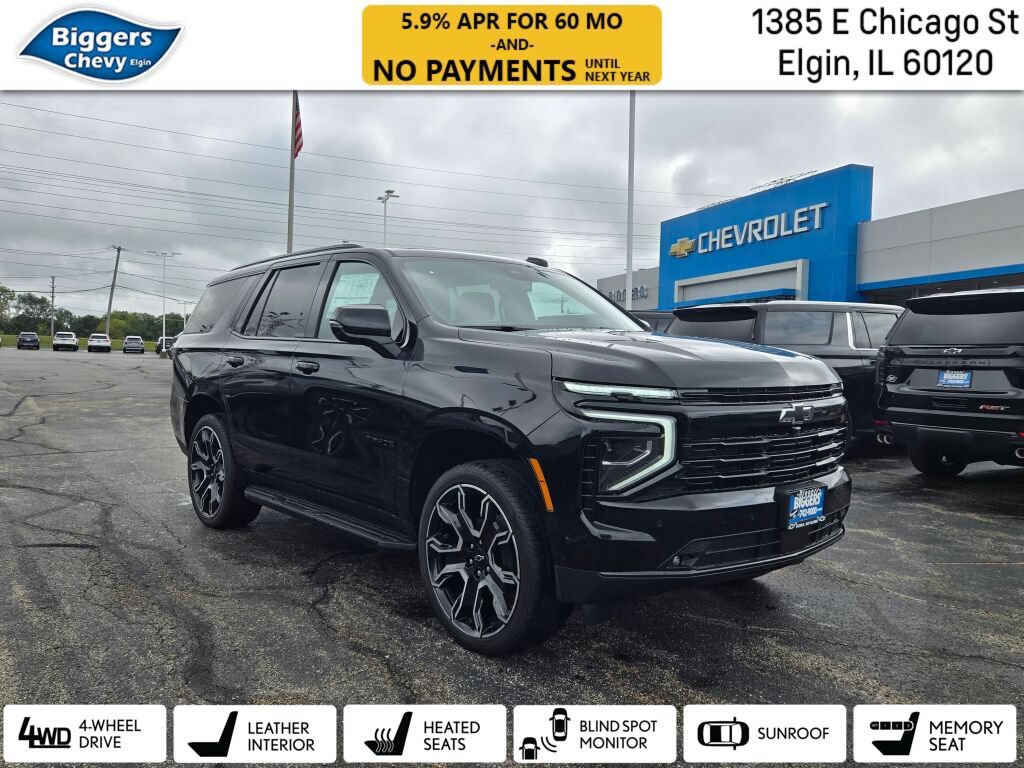 New 2026 Chevrolet Tahoe RST w/ RST Capability Package AWD/4WD image 1