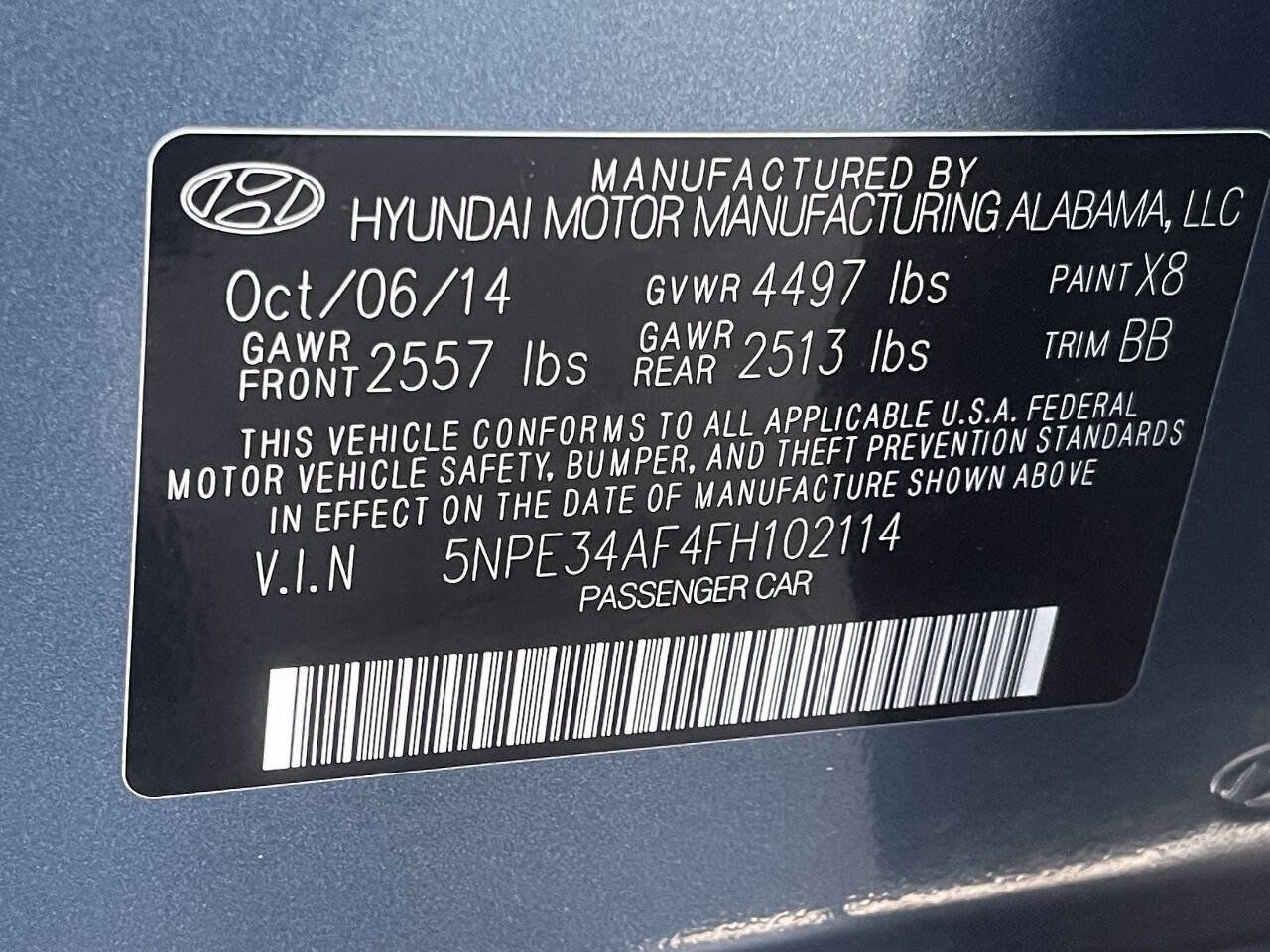 Used 2015 Hyundai Sonata Limited w/ Option Group 06 FWD image 34