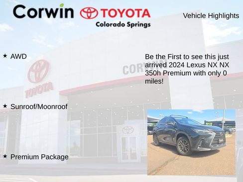 Used 2024 Lexus NX 350h AWD image 4
