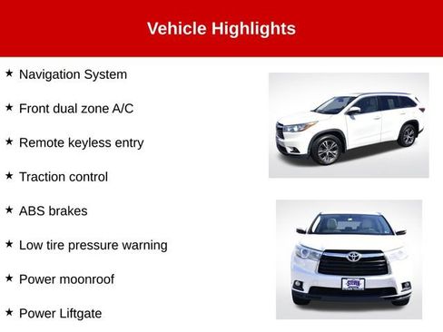Used 2016 Toyota Highlander XLE AWD/4WD image 9