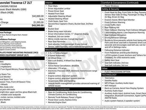Used 2024 Chevrolet Traverse LT AWD/4WD image 4
