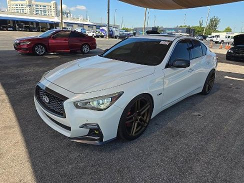 Used 2018 INFINITI Q50 Red Sport 400 w/ Proactive Package RWD image 1