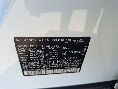 New 2026 Volkswagen Atlas Cross Sport SE image 27