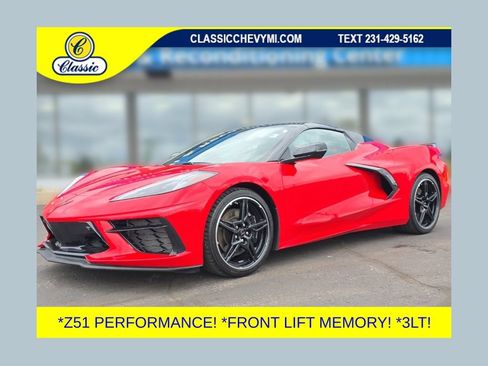Used 2024 Chevrolet Corvette Stingray Premium Cpe w/ Z51 Performance Package RWD image 1