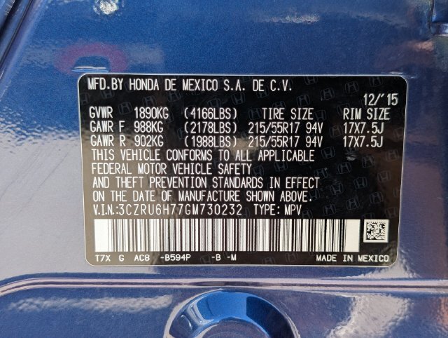 Used 2016 Honda HR-V EX-L image 31