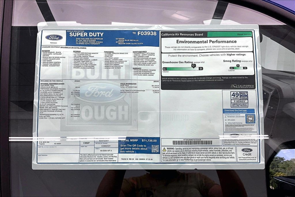 New 2026 Ford F250 XL w/ STX Appearance Package AWD/4WD image 14