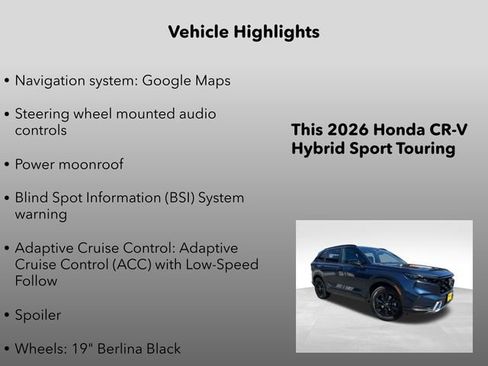 New 2026 Honda CR-V Sport Touring image 5