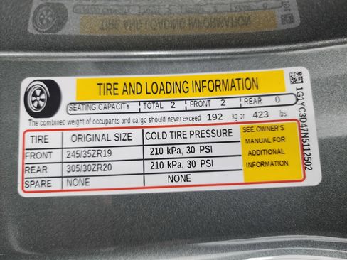 Used 2022 Chevrolet Corvette Stingray Premium Conv w/ Z51 Performance Package image 59