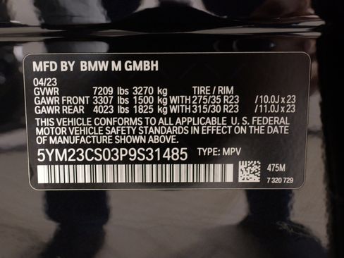 Used 2023 BMW XM w/ M Driver's Package AWD/4WD image 77