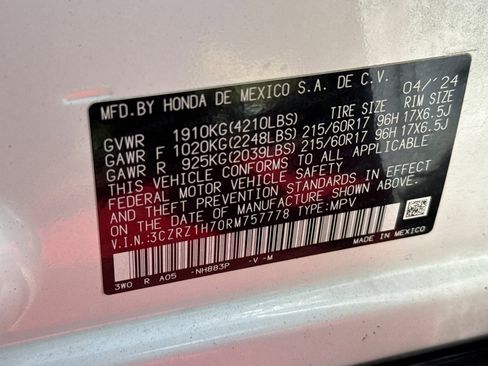 Used 2024 Honda HR-V EX-L image 19