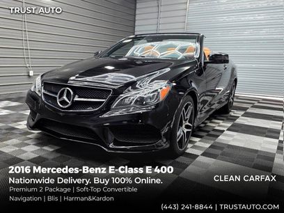 Used 2016 Mercedes-Benz E 400 Cabriolet