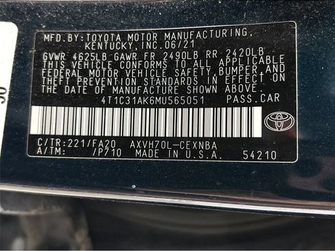 Used 2021 Toyota Camry LE FWD image 27