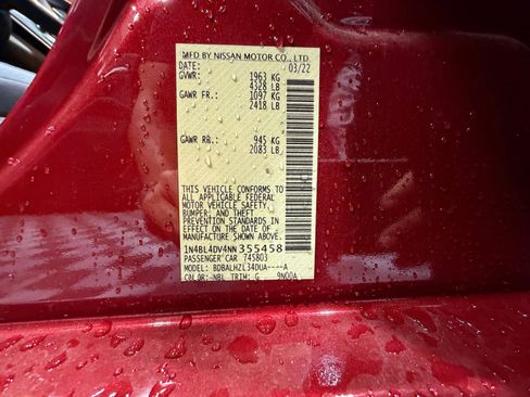 Certified 2022 Nissan Altima 2.5 SV image 25