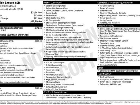 Used 2016 Buick Encore AWD image 36