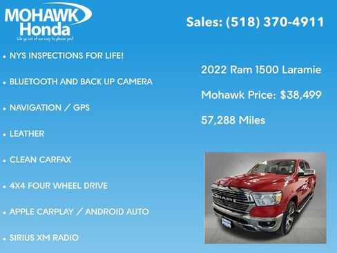 Used 2022 RAM 1500 Laramie AWD/4WD image 7