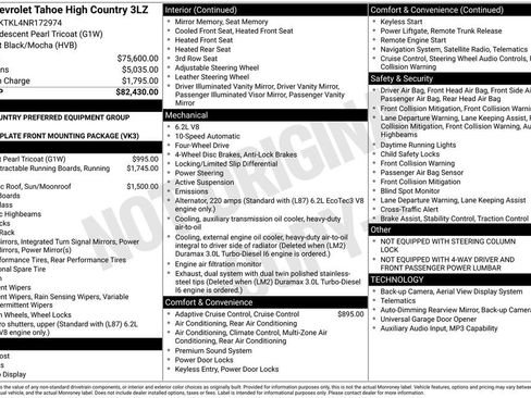 Used 2022 Chevrolet Tahoe High Country AWD/4WD image 4