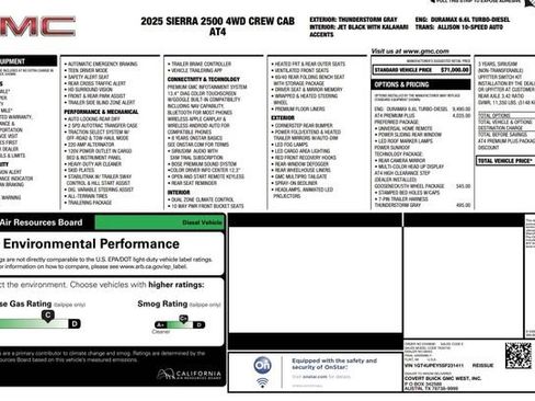 Used 2025 GMC Sierra 2500 AT4 w/ AT4 Premium Plus Package AWD/4WD image 10