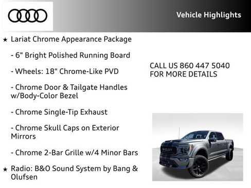 Used 2022 Ford F150 Lariat w/ Equipment Group 502A High AWD/4WD image 37