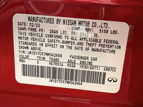 Used 2022 INFINITI Q50 Sensory AWD/4WD image 27