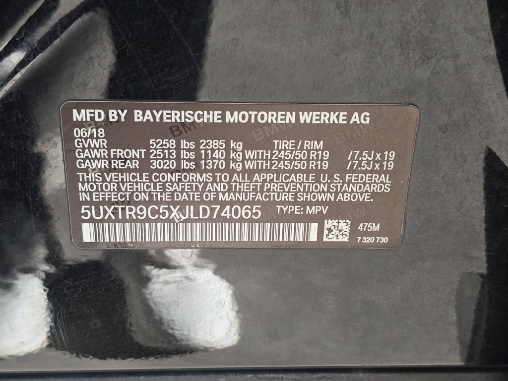 Used 2018 BMW X3 xDrive30i w/ Premium Package AWD/4WD image 38