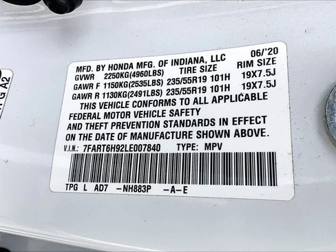 Used 2020 Honda CR-V Touring image 34