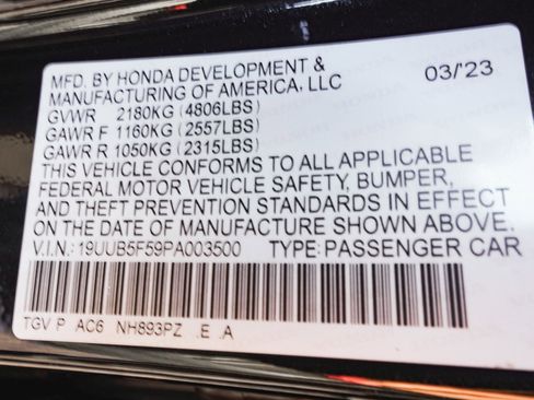 Used 2023 Acura TLX w/ A-SPEC Pkg image 13