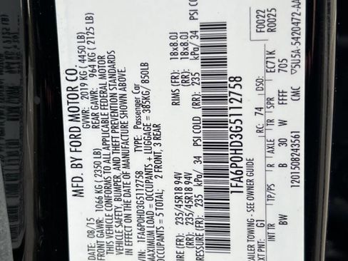 Used 2016 Ford Fusion SE w/ Equipment Group 202A FWD image 17