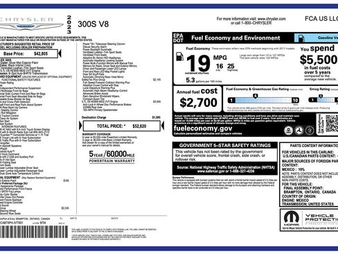 Used 2023 Chrysler 300 S w/ Comfort Group RWD image 2